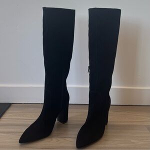 Steve Madden Women's Evey Tall Wide Calf Boots - Suede - Never worn